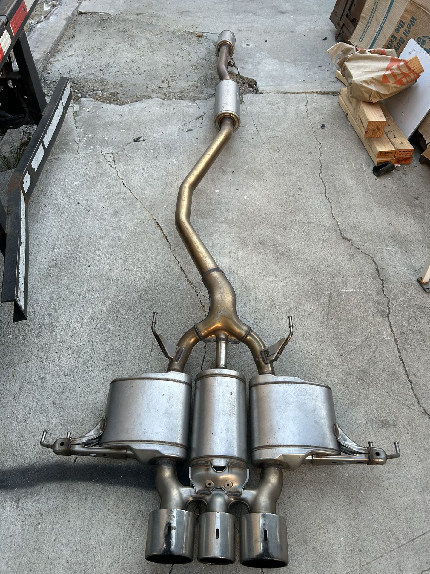 Honda Civic Type R 2018 Exhaust System