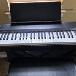 Casio CDP 120 88 Key Digital Piano Keyboard; STAND and BENCH INCLUDED