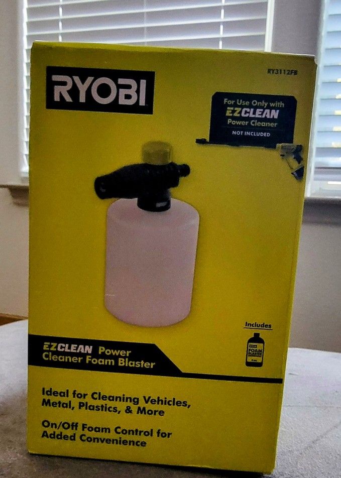 Brand New Ryobi EZClean Power Cleaner Foam Blaster