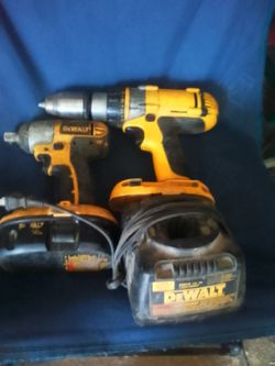 DeWalt guns and charger