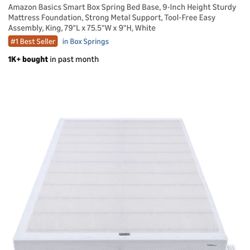 Brand New King Boxspring