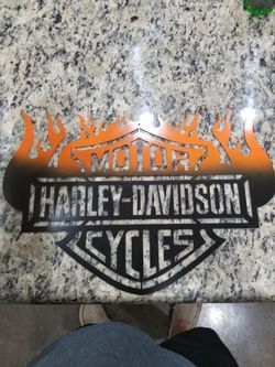 Custom Harley Davidson sign