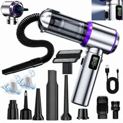 [NEW] Car Cordless Vacuum with Air Duster