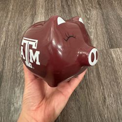 Texas A&M Ceramic Piggy Bank