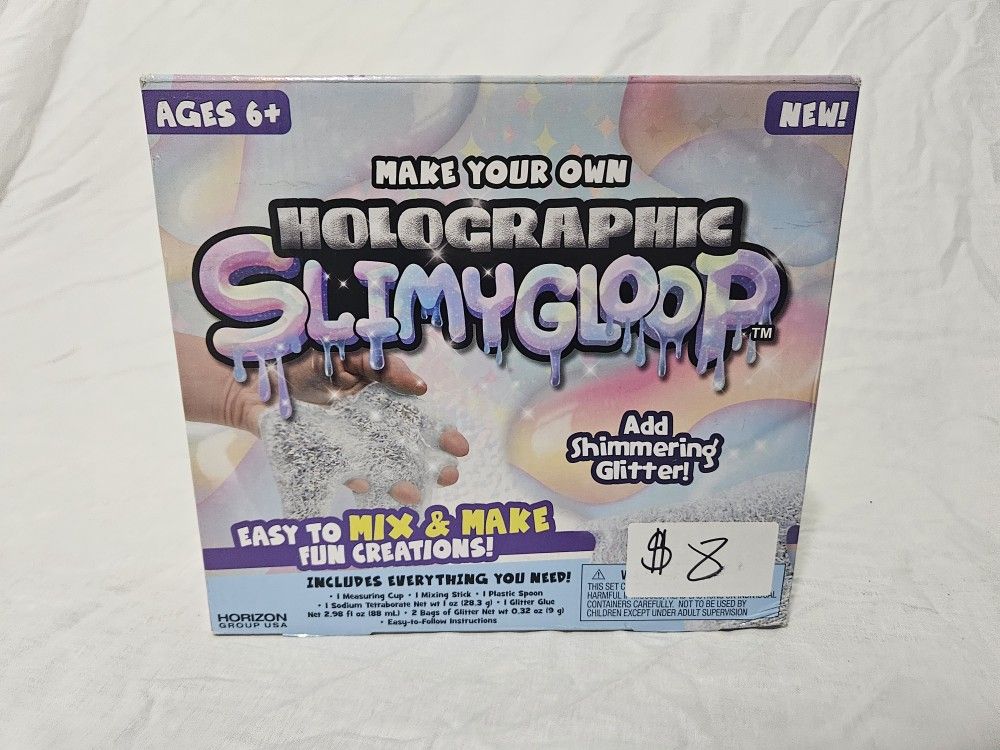 Holographic Slimy Gloop Make Your Own Slime Kit 