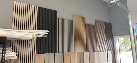Slat acoustic wall panels