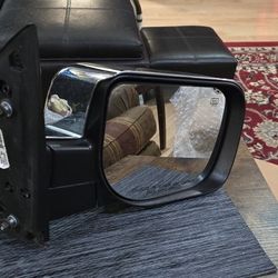 2004 - 2015 Nissan Titan Chrome Heated Side Mirrors 