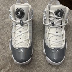 Jordan 6 Rings White Cool Grey