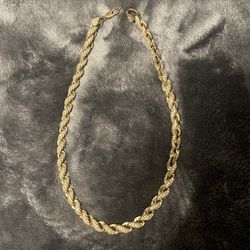 Gold Played Rope Chain