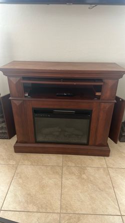 Electric Fireplace TV Stand Console