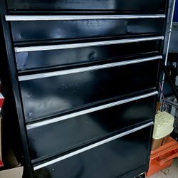 Kobalt 6 -Drawer Steel Rolling Tool Cabinet ( Black ) 