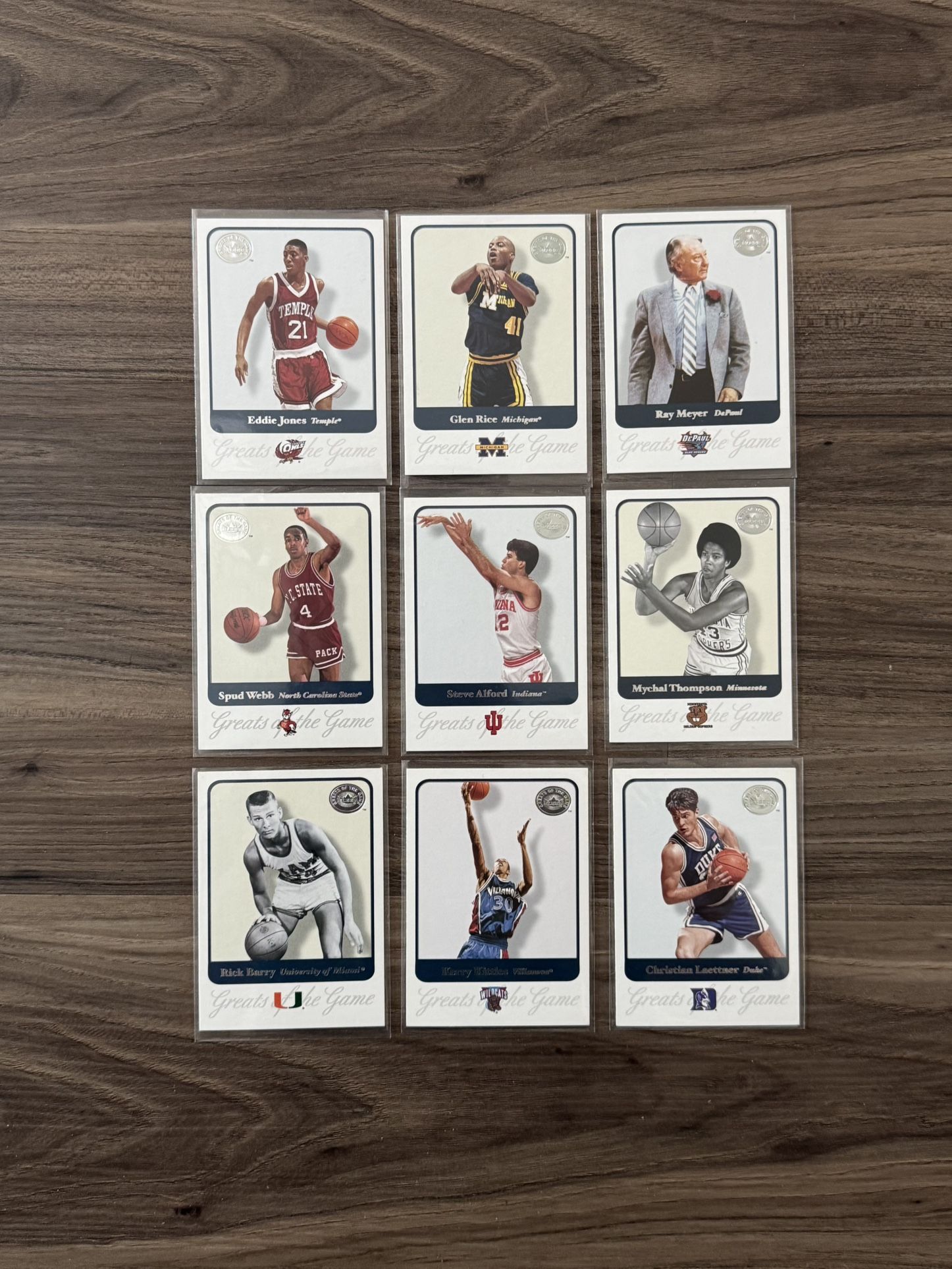 Classic Collegiate Basketball Cards