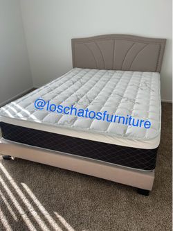 New bed frame and mattress queen size