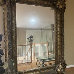 Oversized Antique Style Mirror 