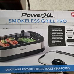 PowerXL Smokeless Electric Grill PRO – Like New!
Model: PG-1500FDR