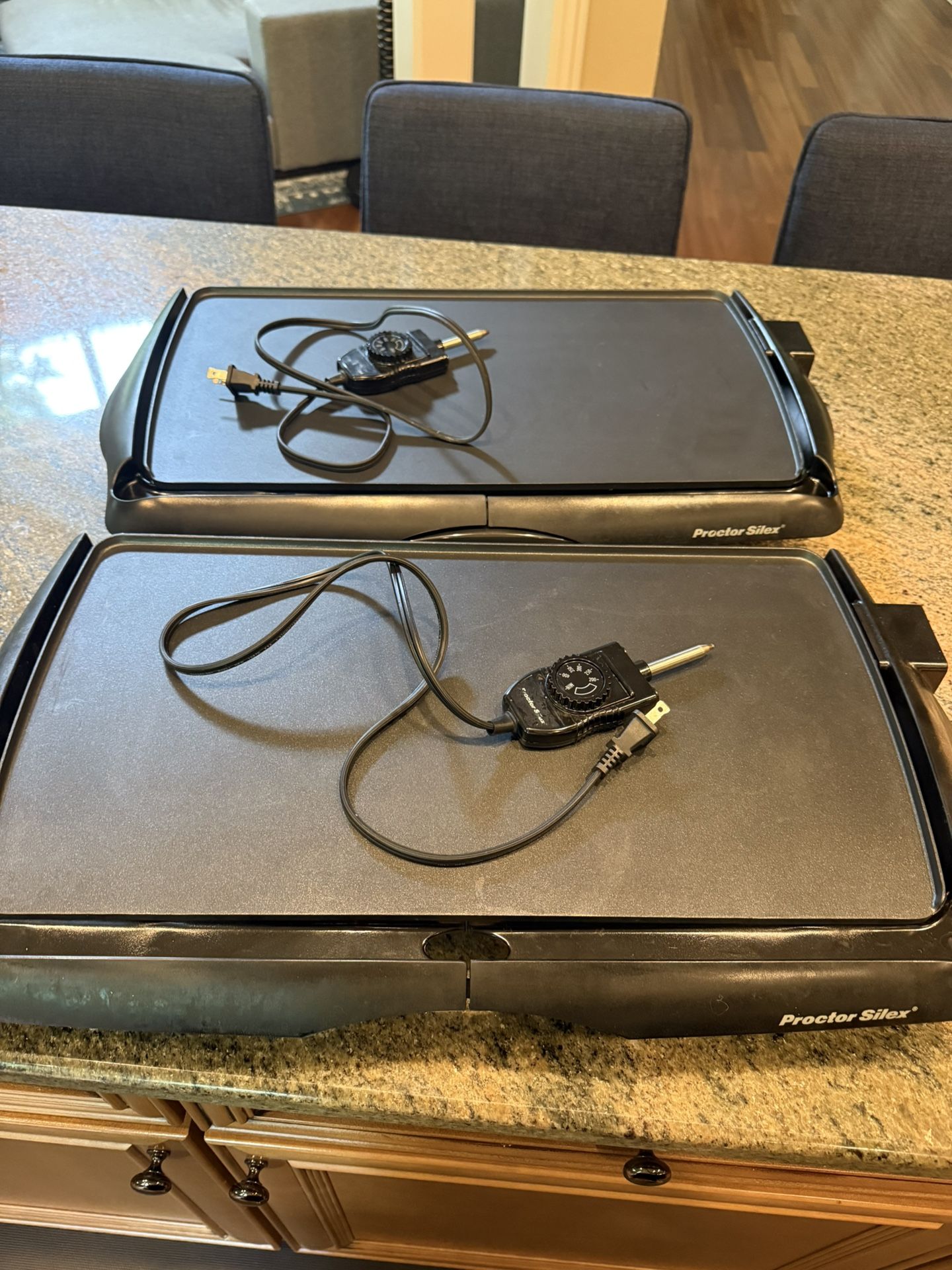 Proctor Silex Griddle Set Of 2 Hamilton Beach