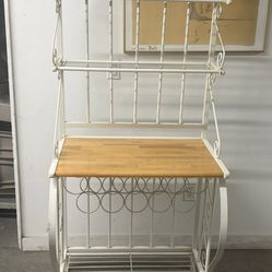 31”wx19”dx78”h Strong, Good Condition Like A New Kitchen, Microwave Stand And Shelf