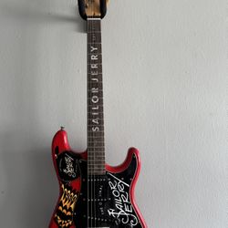 Sailor Jerry Decorative Guitar