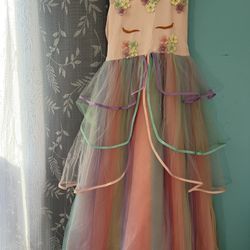 Cute Unicorn Dress Size 10/12 