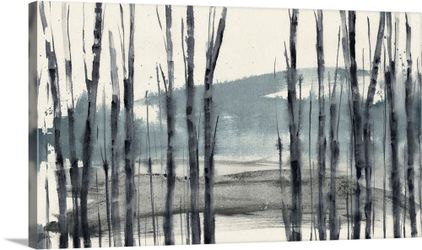 Fluid Tree Line Canvas Wall Art