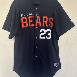So Cal Bears  Men's Blue Baseball Jersey #23  Size 48 T- Shirt Athletic Sport