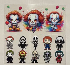 Halloween UV DTF Wraps 