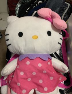 Hello Kitty Plush Backpack