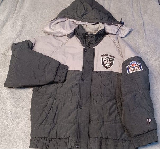 Okland Vegas Raiders Men's Size Small Vintage Pro Player Coat Jacket