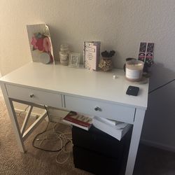White desk