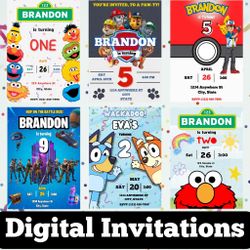 Birthday Invitations 