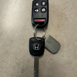 Honda Odyssey key