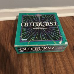 Outburst Parker Brothers Board Game 1994