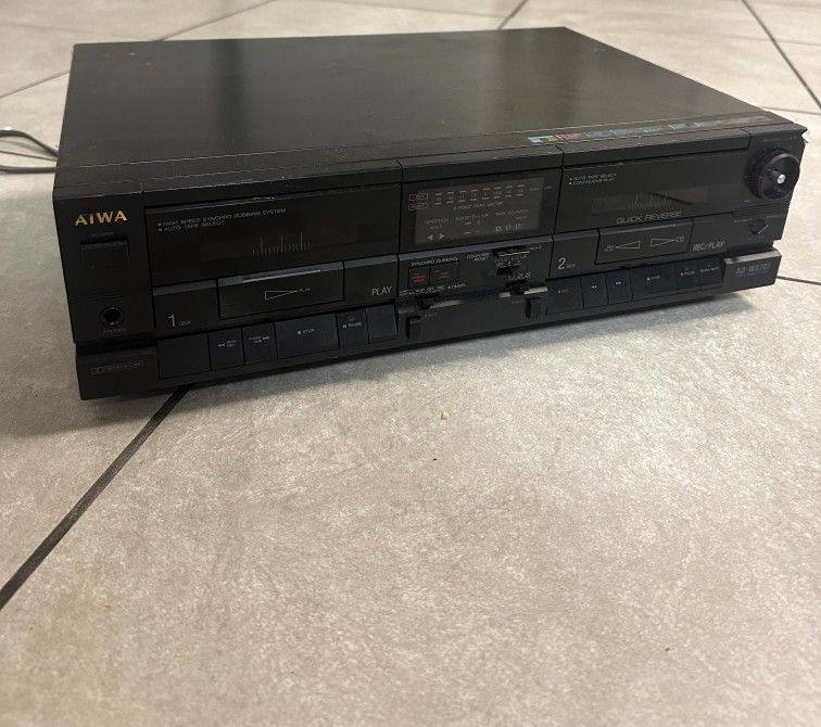 Cassette Double Deck - AIWA WX707