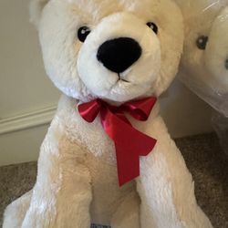 Large stuffed polar bear teddy bears new