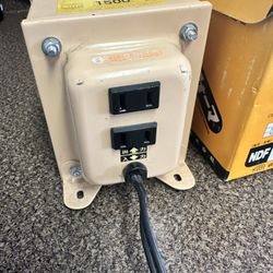 NISSYO Industrial Transformer 120V 100V1500W