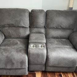 Power Recliner loveseat Sofa MUST GO BY 5 11 Raymour