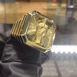 10k Gold Men’s Ring Solid Size 10 Available In Stock .