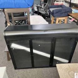 Assembled New Fluted Glass Wall Cabinet Medicine Cabinet Bathroom Over The Toilet Storage