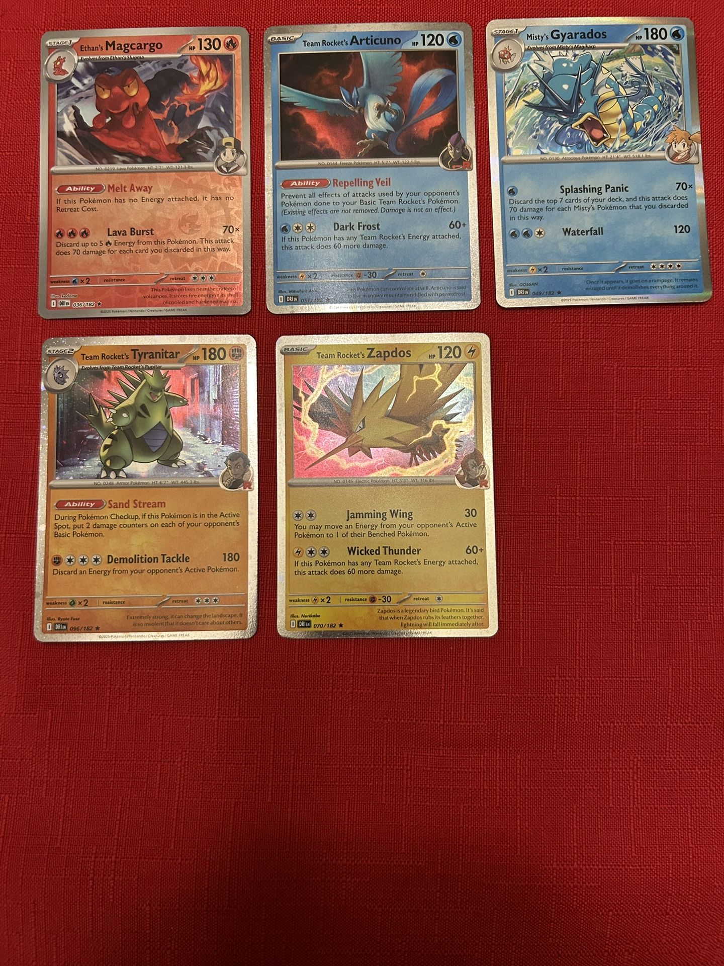 Pokemon Destined Rivals Rare Lot #1
