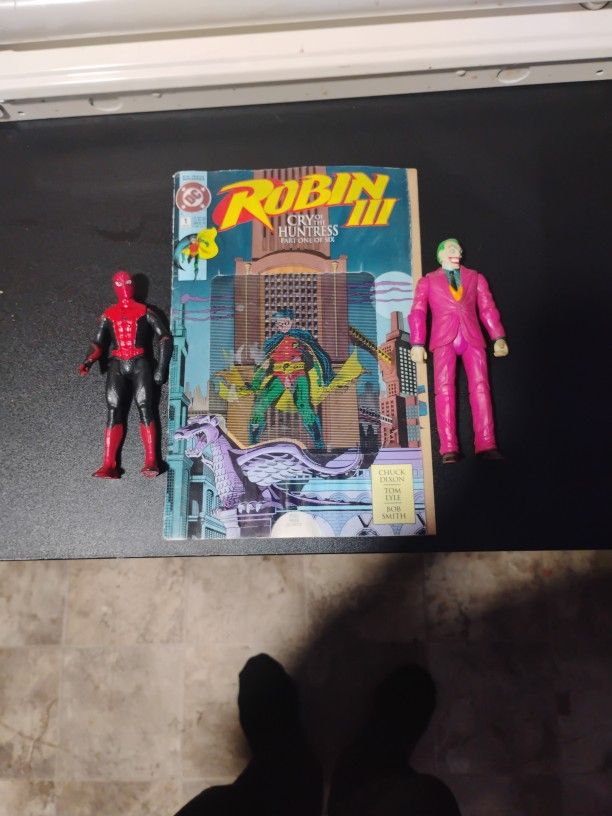 2 Action Figures And Comic Book