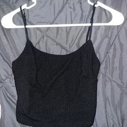 Black Crop Top