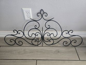 Metal iron wall decor