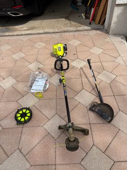 Ryobi Gas String Trimmer with Attachments