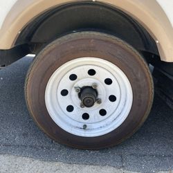 3 Tires With Rim For Trailer Free