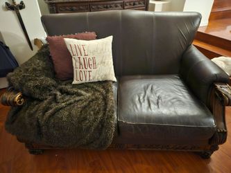 FREE Ashley furniture leather loveseat couch