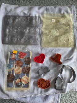 Bundle of Chocolate Molds and Cookie Cutters