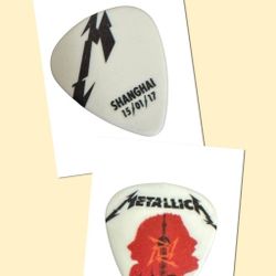 METALLICA -  2017 Shanghai China Worldwired Tour Exclusive Guitar Pick