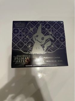 Paldean fates pokemon center etb