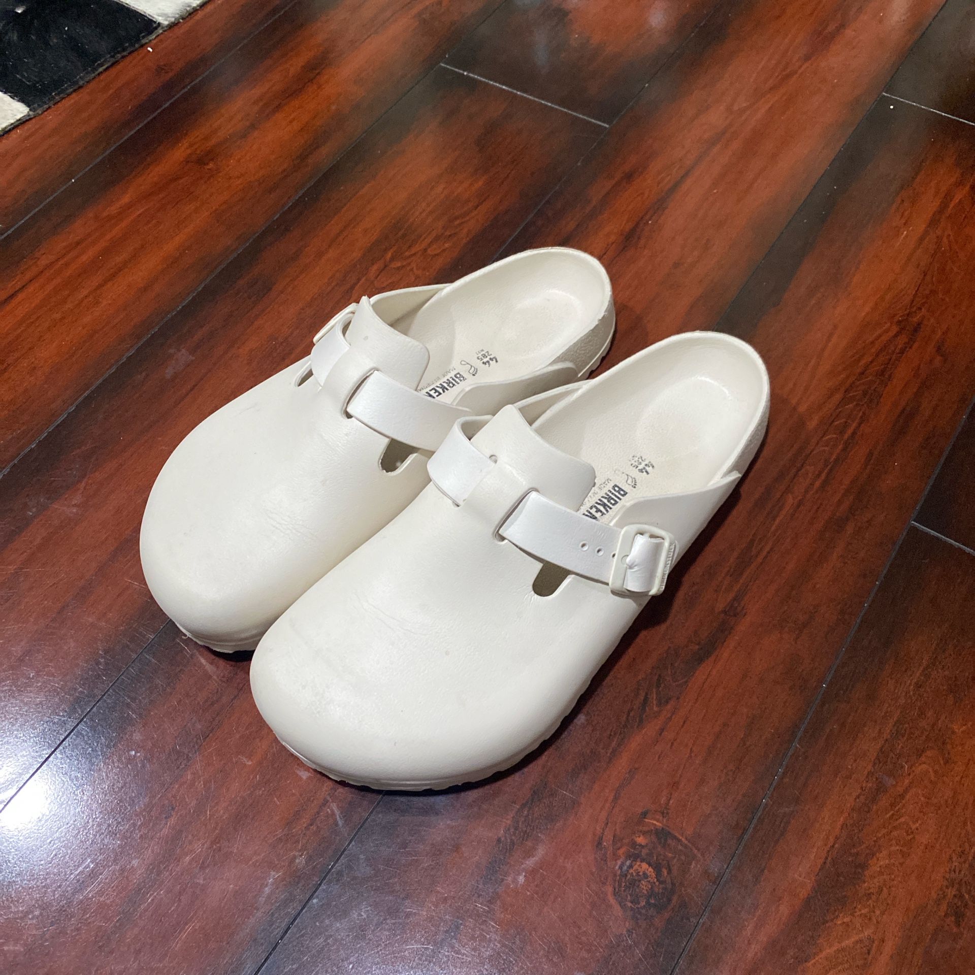 White Birkenstock Clogs