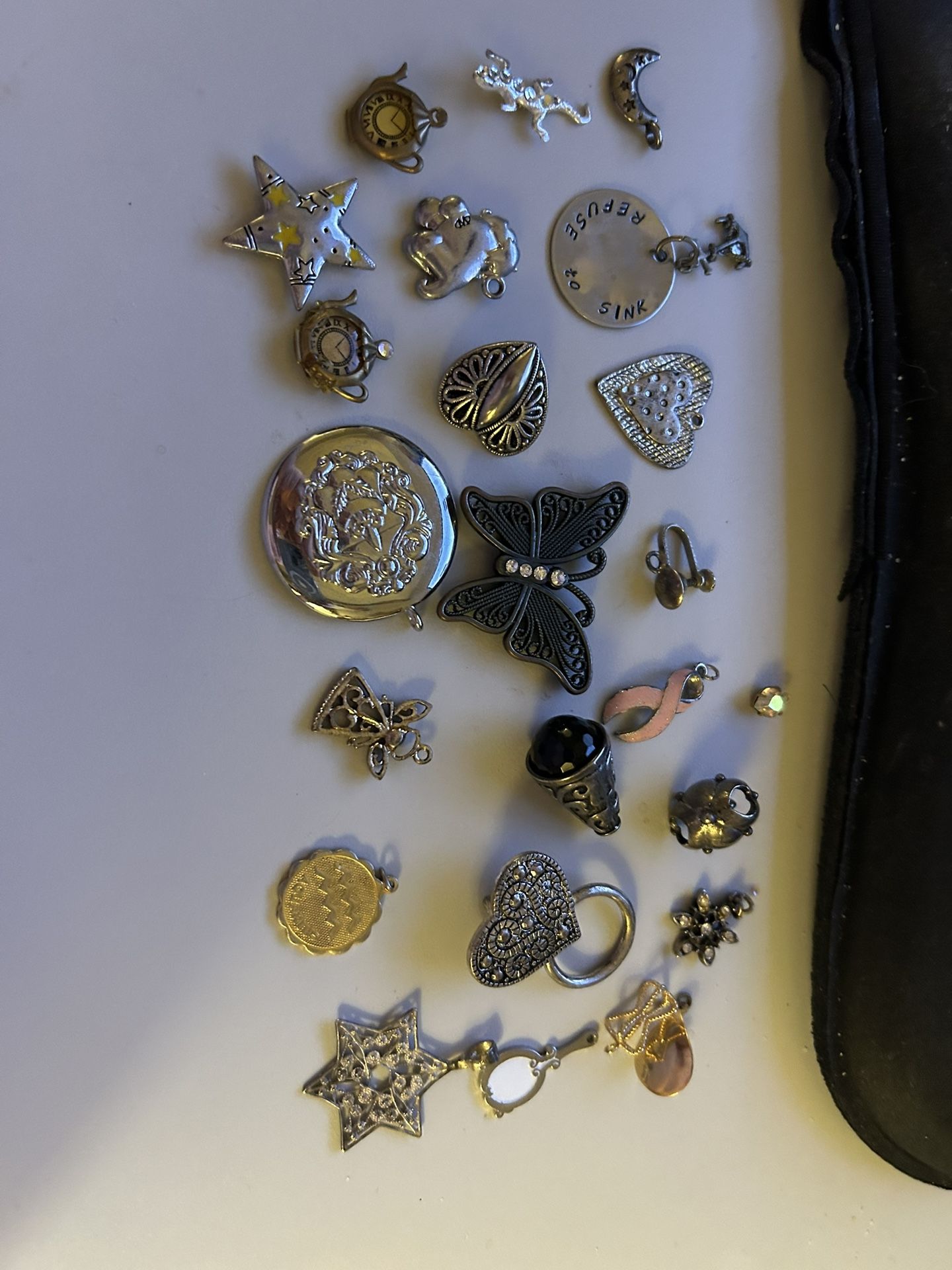 Decent little nice bunch of miscellaneous, charms, pendants, pins, etc. etc. really fun little lot